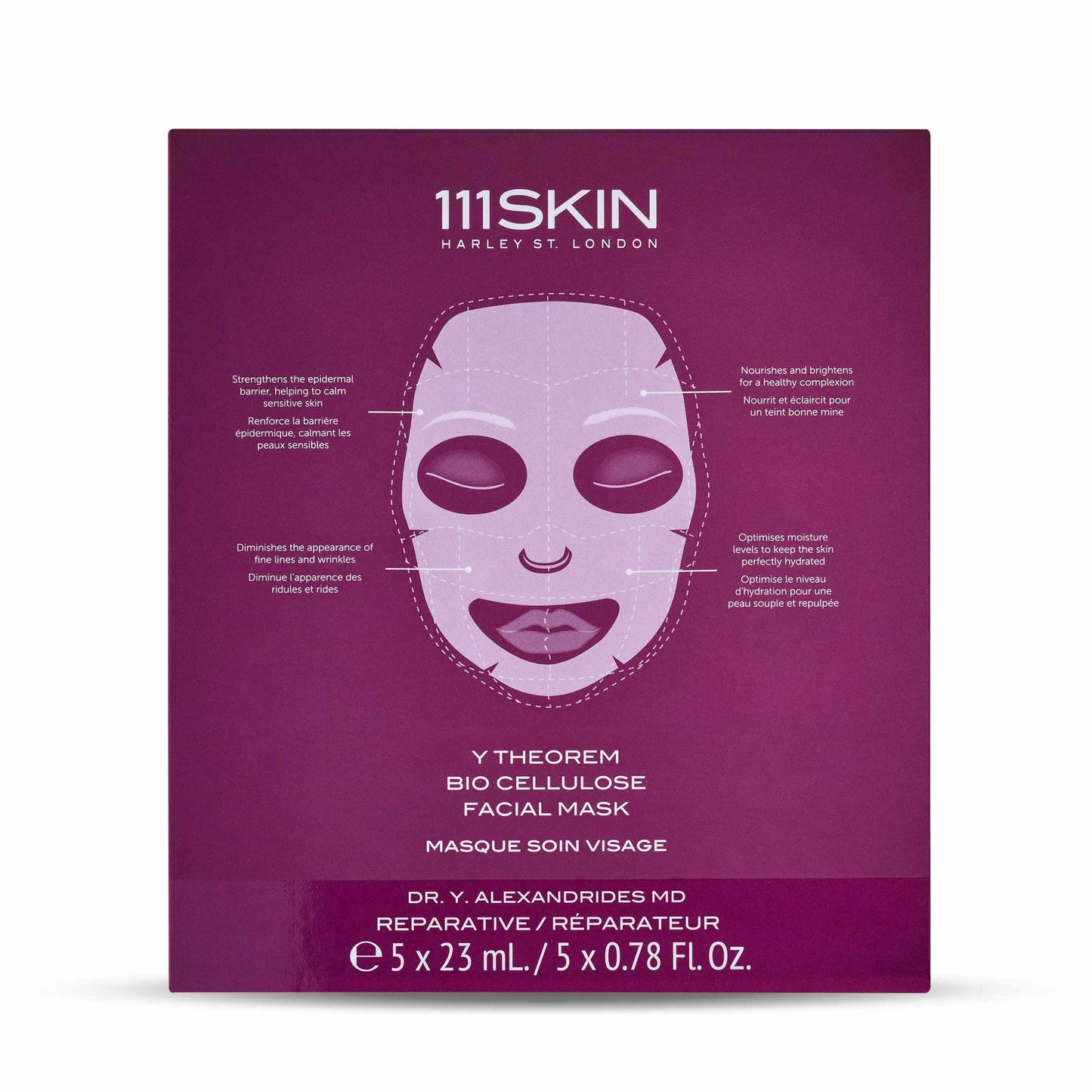 Y Theorem Bio Cellulose Facial Mask - 111SKIN